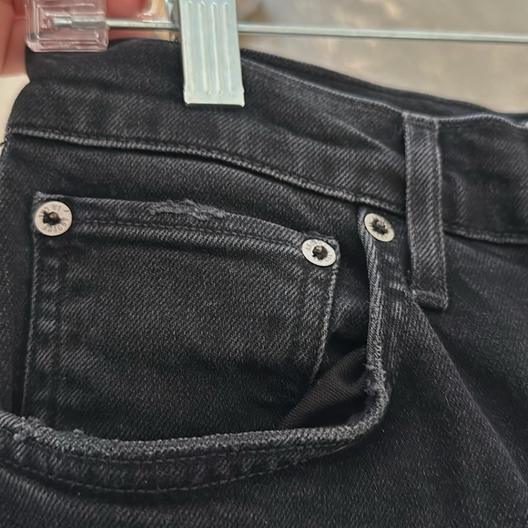 Agolde Riley High Rise Straight Crop Jeans - Picture 10 of 13